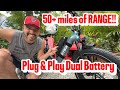 Heybike | Ranger S 750W | e-Bike Plug & Play dual battery install. Add second battery w/ USB option