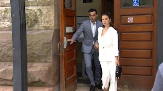 Hedley frontman Jacob Hoggard leaves court after preliminary hearing