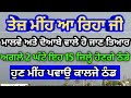 Punjab weather next 4 hours, Punjab weather report, weather updates Punjab, weather info Punjab