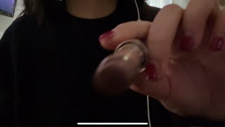 ASMR doing your makeup | lofi, mouth sounds, semi inaudible, whispering, tapping