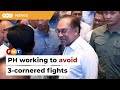 PH committed to avoiding 3-cornered fights in Sabah polls, says Anwar