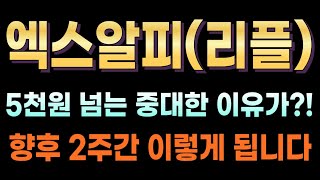 [엑스알피(리플) 전망] 🔥긴급🔥5천원 넘는 중대한 이유가?! 향후 2주간 이렇게 됩니다!! #XRP #리플 #엑스알피 #SEC소송 #나스닥상장 #ETF