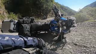 Abano Pass with Aprilia Tuareg 660  | Tusheti National Park  |  Road To Omalo Village  |  4K