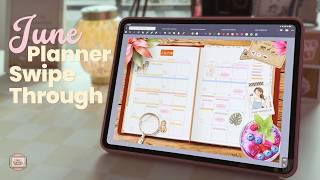 Minimal June Planner Swipe Through