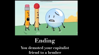 BFB Pencil all endings