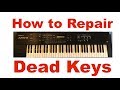 Keyboard repair key fix roland juno dead keys