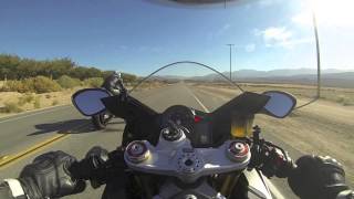 BMW S1000RR vs Aprilia RSV4 R. (35 to 165mph)