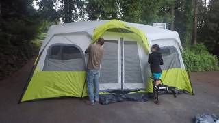 Setting up CORE 12 Person Instant Cabin Tent