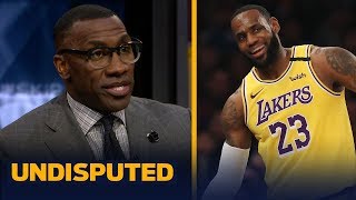 LeBron gets a ‘C’ grade for his performance vs. Knicks at MSG — Shannon Sharpe | NBA | UNDISPUTED
