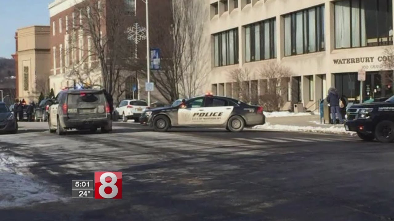 Man Shot Outside Of Waterbury Courthouse - YouTube