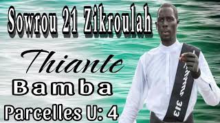 Sorou 21 Zikroulah Thiant Bamba Parcelles U:4 Edition-2023