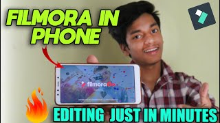 Filmora In Phone | In Hindi | Editing Just In Minutes | Simple And convenient   | FilmoraGo Tutorial
