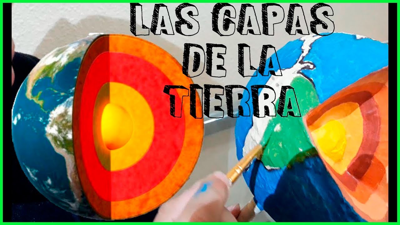 CÓMO Hacer Maqueta De LAS CAPAS DE LA TIERRA🌎 #maqueta - YouTube