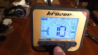 MAKRO GOLD KRUZER 61KHZ VIDEO MANUALE D USO E TEST METAL DETECTOR