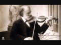 Joachim plays Brahms Hungarian Dance No.2 1903 Berlin Recording