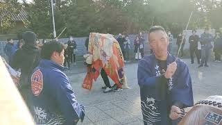 2024.1.1獅子舞　中筋青年会　八坂神社