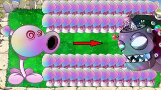 Hypno Peashooter X 999 Hypno Shroom Attack Giga Zomboss vs Gargantuar - Plants vs Zombies Hack