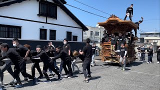 令和4年5月3日　宮本町だんじり子供祭り町内曳行