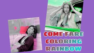 come fare coloring rainbow🌈 richiesto da Elisa🍡❤️✨