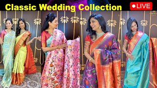 Live With Actress Mounika Wedding Collection By Kalamandir @brideessentials Kalamandir Royale Sarees