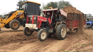 Swaraj 855 FE Tractor loaded trolley m kse performance dete h dekhe.. | Tractor videos
