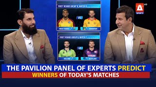 #ThePavilion panel of cricket experts predicts winners of today's T20 World Cup matches
