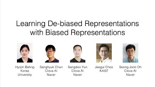 ICML 2020: Learning De-biased Representations with Biased Representations