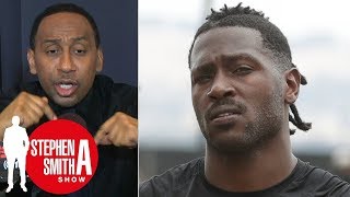 Stephen A. Smith Reacts to New England moving on from Antonio Brown?