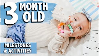 3 MONTH OLD BABY DEVELOPMENTAL MILESTONES | Activities to Play with 3 Month Old Baby | Carnahan