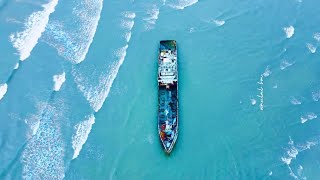 Ship wreckage 🛳 | Dharmadam Beach 🏖 | Kannur | Kerala