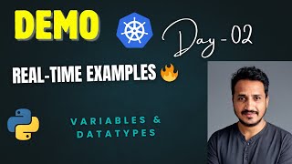 Day 02 - Demo - python variables & data types explained ✅ real-time | Fast 🔥 #python #devops #coding