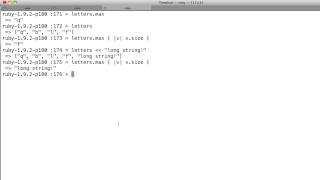 Ruby Enumerable Methods: min, max