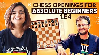 1.e4 - Chess Openings for Absolute Beginners (Elo-0 to 600) | ft. @SuhaniShah