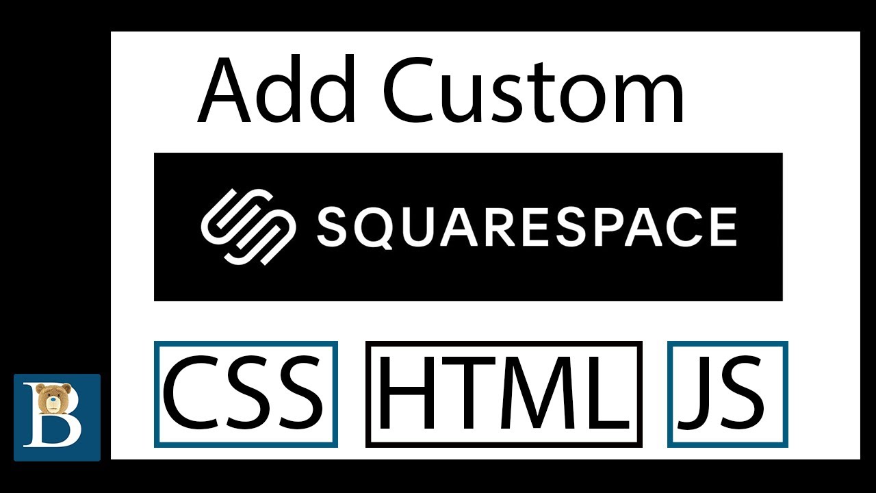 How To Add Custom Css Html And Js On Squarespace Youtube