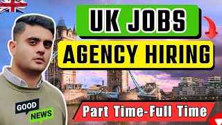 Good News ✅ Agencies Hiring Staff in Uk | Full time - Part time jobs in Uk #london #uk #jobagency