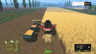 Farming Simulator 15 XBOX One Sosnovka Map Episode 9: Barley!