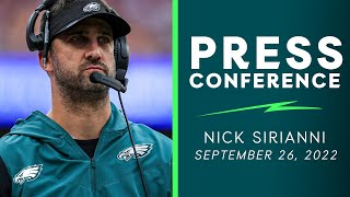 Nick Sirianni: “This Team has Special Captains & Leadership” | Philadelphia Eagles Press Conference