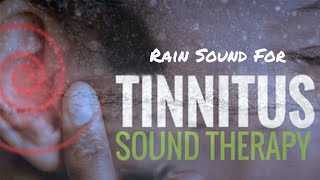 30 Minute ASMR Tinnitus Relief Rain | Tinnitus Sound Therapy Rain