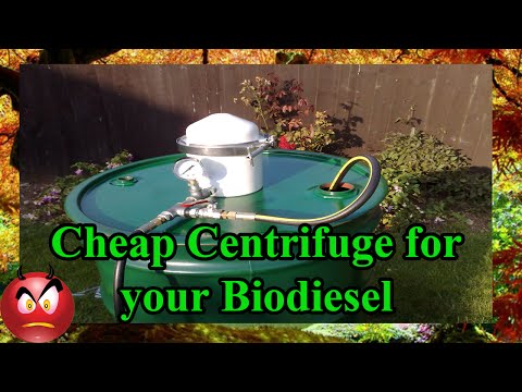 🔴 Biodiesel, Centrifuge your Waste Vegetable Oil (WVO) 🔴 Biodiesel, Centrifuge your Waste Vegetable Oil (WVO)