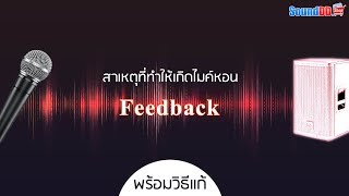 สาเหตุที่ทำให้เกิดไมค์หอน (feedback) | พร้อมวิธีแก้!!