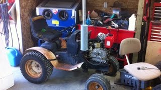 10HP Diesel Garden Tractor ** Exhaust and Cold Start ***Build Part 2***