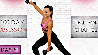 POWER HIIT STRENGTH // 30 minute weights | 100 DAY OBSESSION Day 41