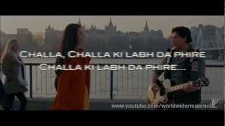 Jab Tak Hai Jaan : Challa Karaoke With Lyrics (Instrumental)