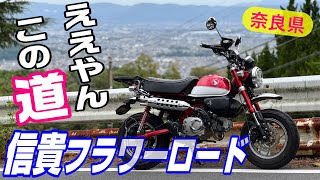 二輪通行禁止に気をつけろ！信貴フラワーロード / HONDA Monkey125 / Japan Motorcycle Ride Motovlog