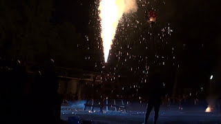 豊川進雄神社例大祭　2013　西青年団大筒奉納　大筒花火　 HANABI