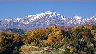 美しき晩秋の小川村・4K