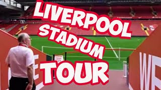 Liverpool F.C. Stadium Tour 2021.  With Anfield's Very Funny Tour Guide