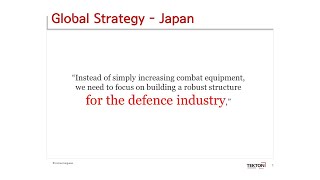 2024년 3월 TEKTON Webinar Part2 - Global Strategy - Japan