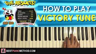 HOW TO PLAY - Cuphead - Victory Tune (Piano Tutorial Lesson)