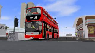 [Navaho Test] OMSI 2 KMB Volvo B9TL 12M #AVG2  (VT 3923) @ Cherryland V6 Rt.363